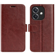Oppo A60 5G / A40 / A40m Hoesje - MobyDefend Wallet Book Case (Sluiting Achterkant) - Bruin