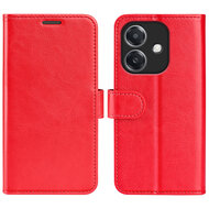Oppo A60 5G / A40 / A40m Hoesje - MobyDefend Wallet Book Case (Sluiting Achterkant) - Rood