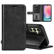 Samsung Galaxy A16 Hoesje - MobyDefend Wallet Book Case (Sluiting Achterkant) - Zwart