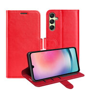 Samsung Galaxy A16 Hoesje - MobyDefend Wallet Book Case (Sluiting Achterkant) - Rood