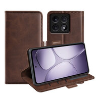 Xiaomi 14T Pro Hoesje - MobyDefend Luxe Wallet Book Case (Sluiting Zijkant) - Bruin