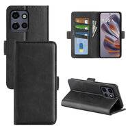 Motorola Edge 50 Neo Hoesje - MobyDefend Luxe Wallet Book Case (Sluiting Zijkant) - Zwart