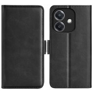Oppo A60 5G / A40 / A40m Hoesje - MobyDefend Luxe Wallet Book Case (Sluiting Zijkant) - Zwart