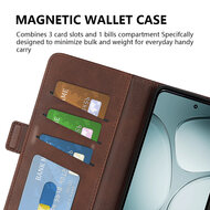 Samsung Galaxy A16 Hoesje - MobyDefend Luxe Wallet Book Case (Sluiting Zijkant) - Zwart