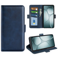 Samsung Galaxy A16 Hoesje - MobyDefend Luxe Wallet Book Case (Sluiting Zijkant) - Blauw