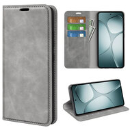 Xiaomi 14T Hoesje - MobyDefend Luxe Wallet Bookcase (Magnetische Sluiting) - Grijs