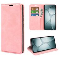 Xiaomi 14T Hoesje - MobyDefend Luxe Wallet Bookcase (Magnetische Sluiting) - Roze