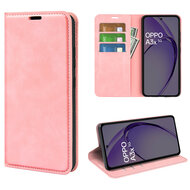 Oppo A60 5G / A40 / A40m Hoesje - MobyDefend Luxe Wallet Bookcase (Magnetische Sluiting) - Roze