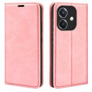 Oppo A60 5G / A40 / A40m Hoesje - MobyDefend Luxe Wallet Bookcase (Magnetische Sluiting) - Roze