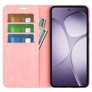 Xiaomi 14T Pro Hoesje - MobyDefend Luxe Wallet Bookcase (Magnetische Sluiting) - Roze