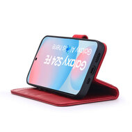 Samsung Galaxy S24 FE Hoesje - Luxe MobyDefend Wallet Bookcase - Rood