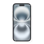 3-Pack iPhone 16 Screenprotectors MobyDefend Case-Friendly Screensavers - Gehard Glas