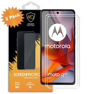 2-Pack Motorola Moto G75 Screenprotectors - MobyDefend Case-Friendly Screensavers - Gehard Glas