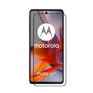2-Pack Motorola Moto G75 Screenprotectors - MobyDefend Screensavers Met Zwarte Randen - Gehard Glas 