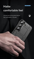 Samsung Galaxy S23 Ultra Hoesje - Mobydefend Rugged Shield TPU Backcover - Groen