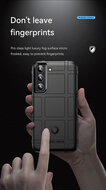 Samsung Galaxy S23 Ultra Hoesje - Mobydefend Rugged Shield TPU Backcover - Groen