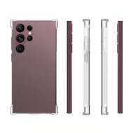 Samsung Galaxy S23 Ultra Hoesje - MobyDefend Transparante Shockproof TPU Backcover - Verstevigde Hoeken - Volledig Doorzichtig