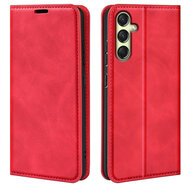 Samsung Galaxy A16 Hoesje - MobyDefend Luxe Wallet Bookcase (Magnetische Sluiting) - Rood