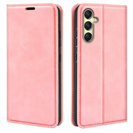 Samsung Galaxy A16 Hoesje - MobyDefend Luxe Wallet Bookcase (Magnetische Sluiting) - Roze