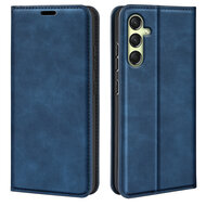 Samsung Galaxy A16 Hoesje - MobyDefend Luxe Wallet Bookcase (Magnetische Sluiting) - Blauw