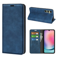 Samsung Galaxy A16 Hoesje - MobyDefend Luxe Wallet Bookcase (Magnetische Sluiting) - Blauw