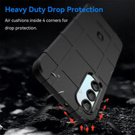 Samsung Galaxy A16 Hoesje - Mobydefend Rugged Shield TPU Backcover - Blauw