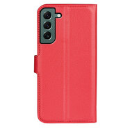 Samsung Galaxy S23 Plus (S23+) Hoesje - MobyDefend Kunstleren Wallet Book Case (Sluiting Voorkant) - Rood