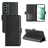 Samsung Galaxy S23 Plus (S23+) Hoesje - MobyDefend Luxe Wallet Book Case (Sluiting Zijkant) - Zwart
