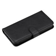 Samsung Galaxy S22 Hoesje - MobyDefend Luxe 2-in-1 Wallet Book Case Met Uitneembare Backcover - Zwart
