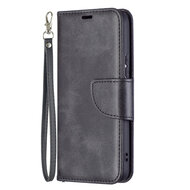 Samsung Galaxy S22 Hoesje - MobyDefend Wallet Book Case Met Koord - Zwart