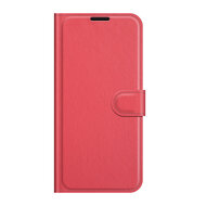 Samsung Galaxy S22 Plus (S22+) Hoesje - MobyDefend Kunstleren Wallet Book Case (Sluiting Voorkant) - Rood