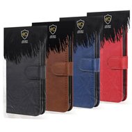 Samsung Galaxy S22 Plus (S22+) Hoesje - MobyDefend Luxe 2-in-1 Wallet Book Case Met Uitneembare Backcover - Bruin