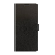 Samsung Galaxy S21 FE Hoesje - MobyDefend Wallet Book Case (Sluiting Achterkant) - Zwart