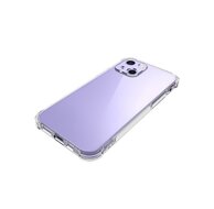 iPhone 13 Mini Hoesje - MobyDefend Transparante Shockproof TPU Backcover - Verstevigde Hoeken - Volledig Doorzichtig