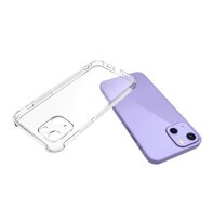 iPhone 13 Mini Hoesje - MobyDefend Transparante Shockproof TPU Backcover - Verstevigde Hoeken - Volledig Doorzichtig