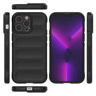 iPhone 14 Pro Hoesje - MobyDefend TPU Gripcase - Paars