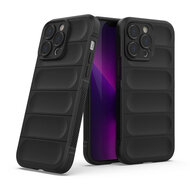 iPhone 14 Pro Hoesje - MobyDefend TPU Gripcase - Zwart