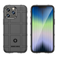 iPhone 14 Pro Hoesje - Mobydefend Rugged Shield TPU Backcover - Zwart