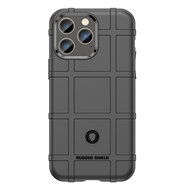 iPhone 14 Pro Hoesje - Mobydefend Rugged Shield TPU Backcover - Zwart