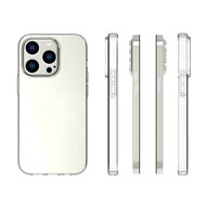 iPhone 14 Pro Hoesje - MobyDefend Transparante TPU Backcover - Volledig Doorzichtig