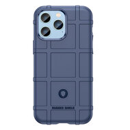 iPhone 14 Pro Max Hoesje - Mobydefend Rugged Shield TPU Backcover - Blauw