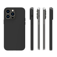 iPhone 14 Pro Max Hoesje - MobyDefend TPU Backcover - Mat Zwart