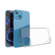 iPhone 13 Hoesje - MobyDefend Transparante TPU Backcover - Volledig Doorzichtig