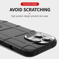 iPhone 13 Pro Hoesje - Mobydefend Rugged Shield TPU Backcover - Groen