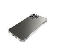 iPhone 13 Pro Max Hoesje - MobyDefend Transparante Shockproof TPU Backcover - Verstevigde Hoeken - Volledig Doorzichtig