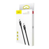 Baseus USB-C naar USB-C kabel - 1 Meter - Zwart/Grijs