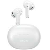 USAMS Wireless Bluetooth Earbuds - Inclusief Charge Case - Wit