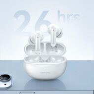 USAMS Wireless Bluetooth Earbuds - Inclusief Charge Case - Wit
