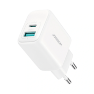 Joyroom Wall charger - Oplader met 1 USB-A en 1 USB-C poort -20W - Quick Charge 3.0 - Wit