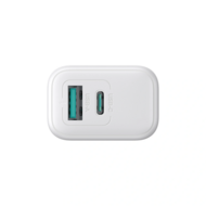 Joyroom Wall charger - Oplader met 1 USB-A en 1 USB-C poort -20W - Quick Charge 3.0 - Wit